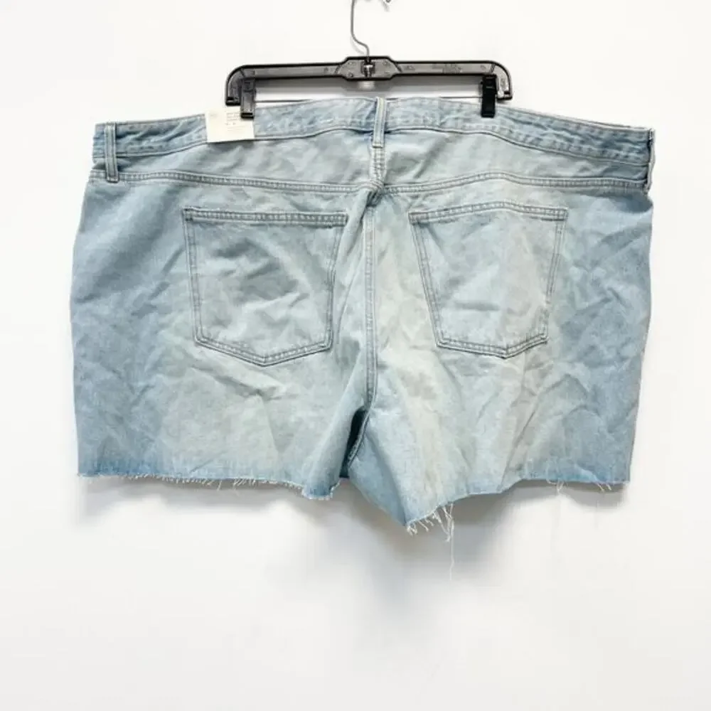 Universal Thread Women's Mid Rise‎ 90's Baggy Denim Shorts Light Wash Size 30